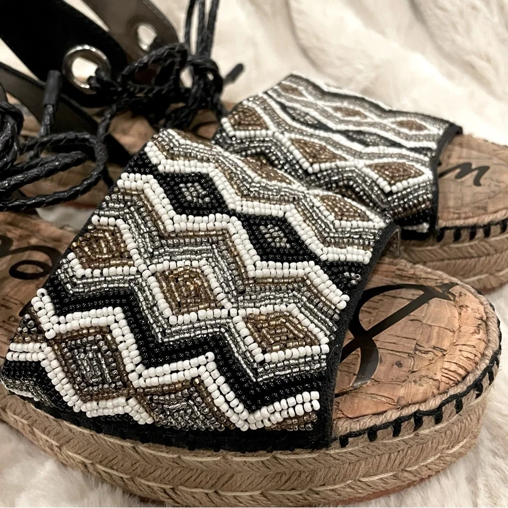 Sam Edelman Women's Neera Espadrille Wedge Sandal Size 9